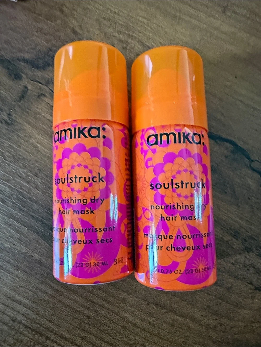 amika Soulstruck Nourishing Dry Hair Mask mini bundle - .75 each! You get both!
